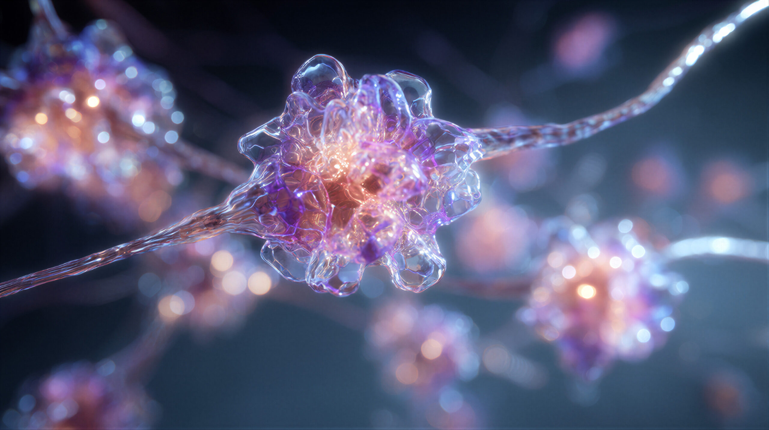 Imagen de una celula ampliada en microscopio